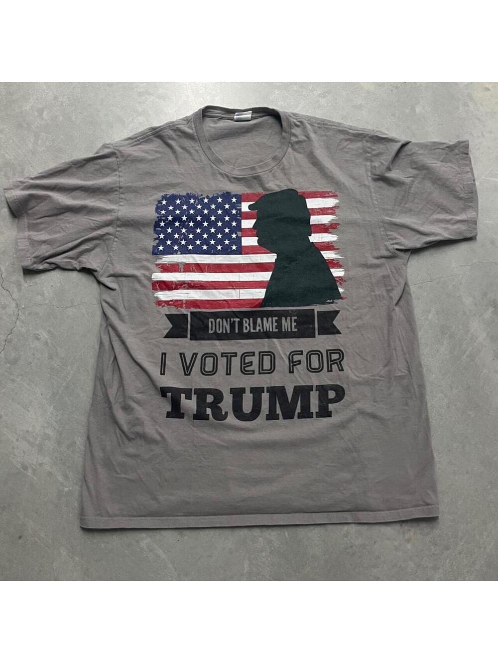 Men's 'Don't Blame Me, I voted for Trump' Graphic Tee Sized XL